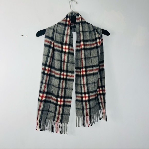 Eagles Glen Plaid Cashmere Wool 60" Scarf - Picture 1 of 4